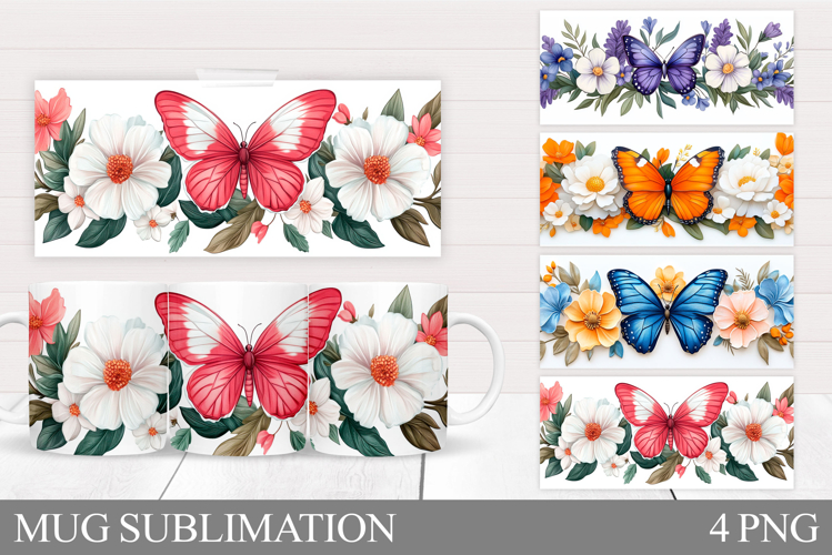 Watercolor Butterfly Clipart Image 4