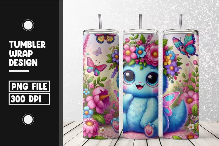 Cute animal Tumbler Wrap | Sublimation | Tumblers