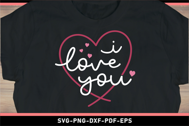 I Love You SVG