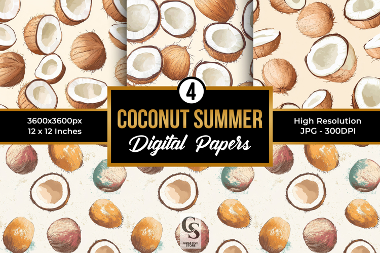 Coconut Clipart Image 8