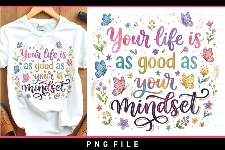 Your life is as good as your mindset, Inspirational quotes
