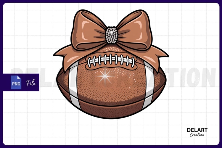 Coquette Football Png, Football Clipart PNG Design