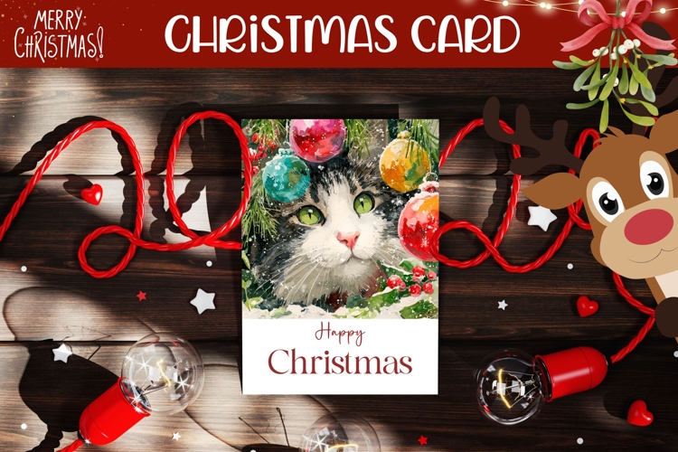 Christmas Card Template Image 11
