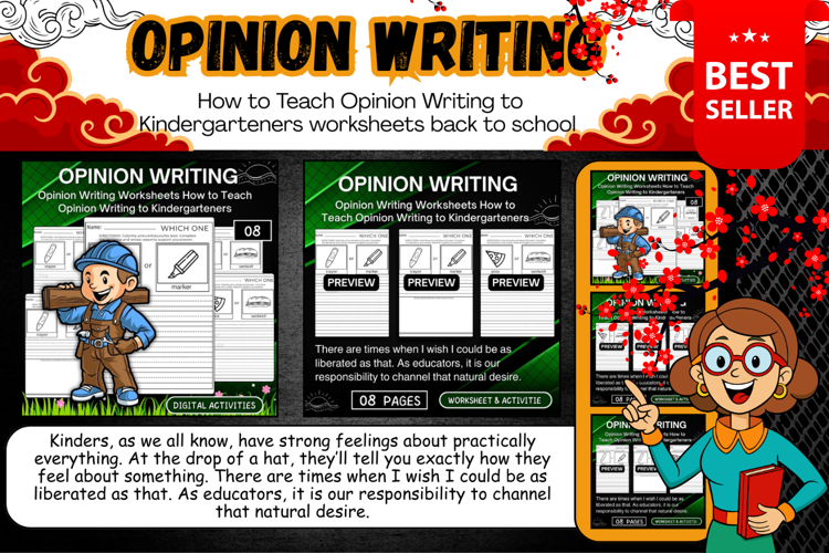 Opinion Writing Worksheets How to Teach Opinion Writing Kids