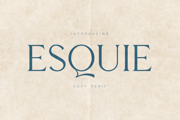 Esque Soft Elegant Serif Font