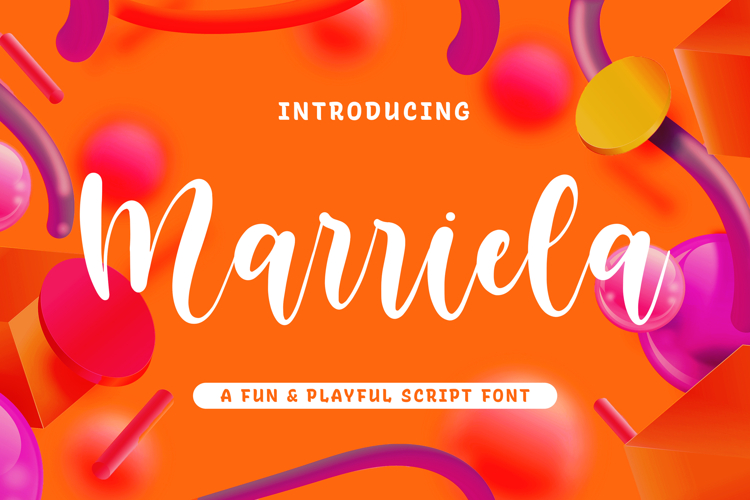 Marriela - Fun Script font