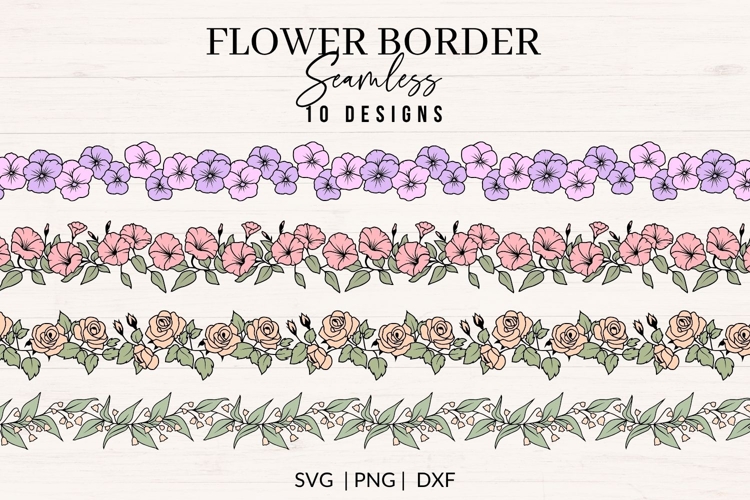 Flower Border Png Image 4