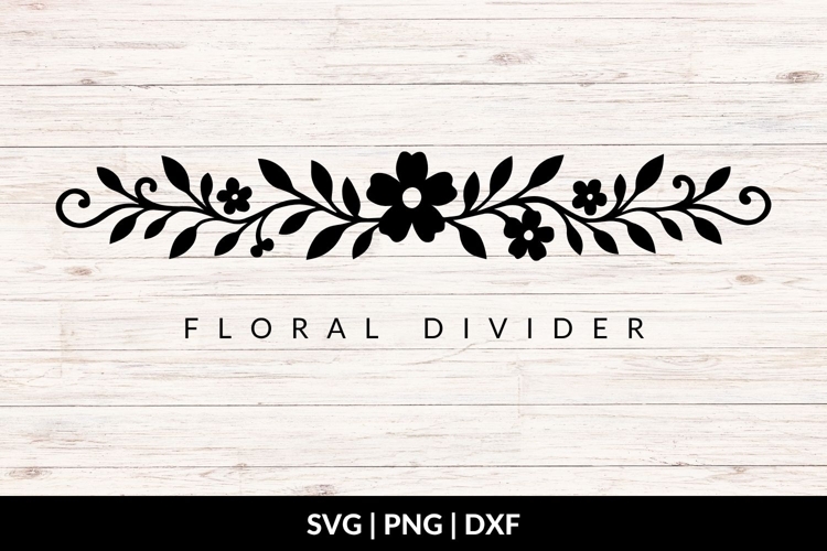 Floral Border SVG