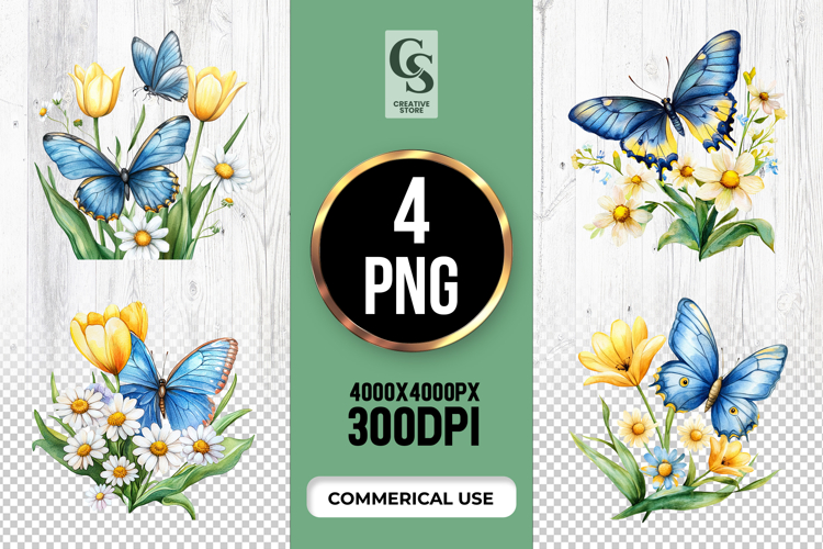 Yellow Butterfly Png Image 10