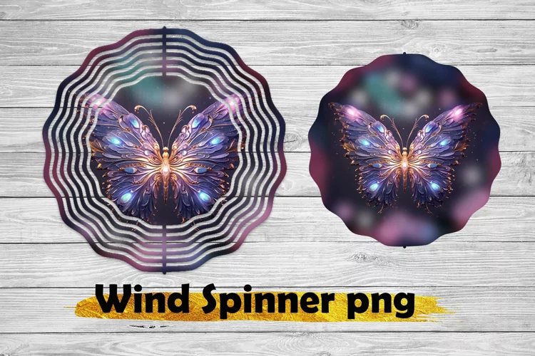 3D Butterfly Wind Spinner ,Summer Wind Spinner sublimation