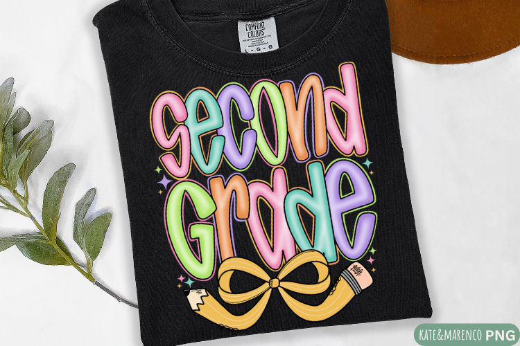 Second Grade PNG | Back To School PNG | 2nd Grade Teacher