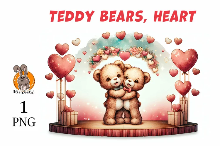 bears and a heart