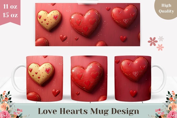 Red Hearts Png Image 12