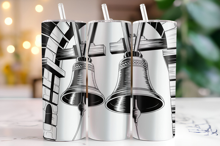 Christmas Bells Tumbler Wrap | Christmas Wrap