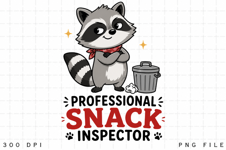 Professional Snack Inspector PNG Sublimation Design - Funny