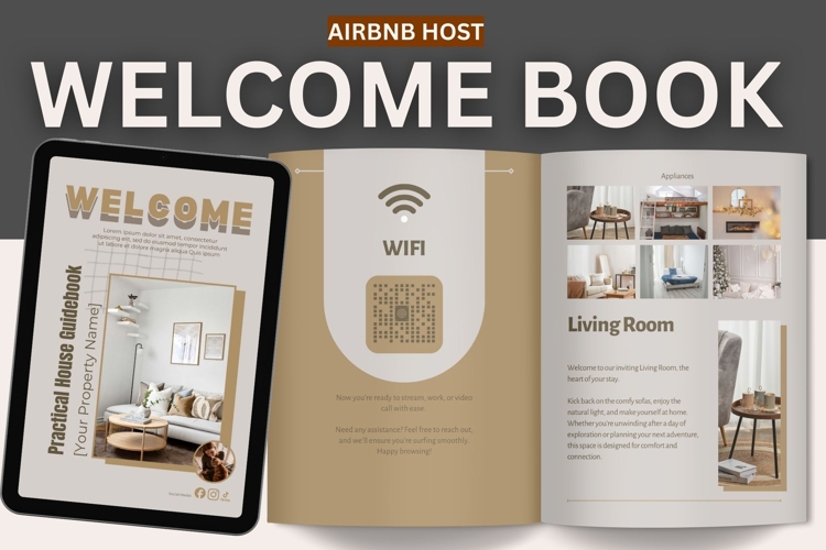 Editable Airbnb Welcome Book Template