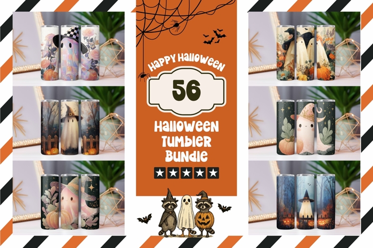 Halloween Ghost Tumbler Bundle, Magic Tumbler Designs