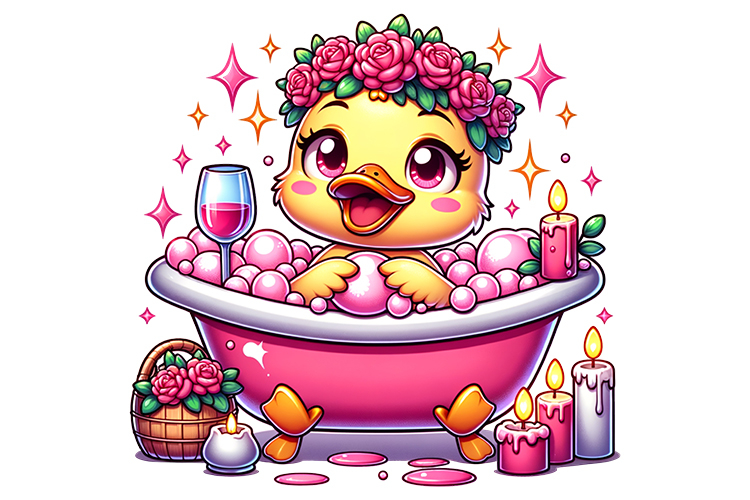 Cute Duck Clipart Image 23