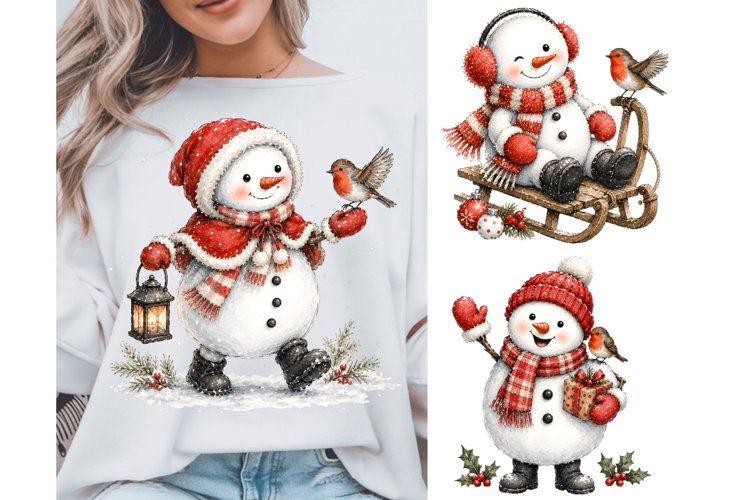 Funny Snowman Christmas PNG, Funny Christmas PNG, Snowman