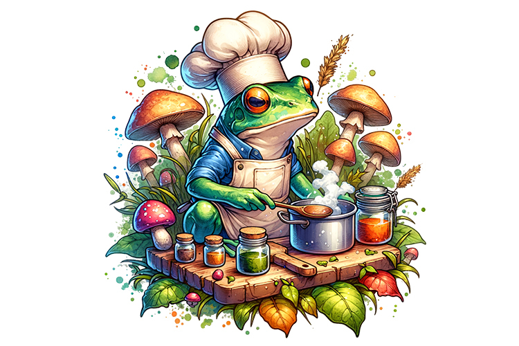 Cute Frog Clipart Image 21