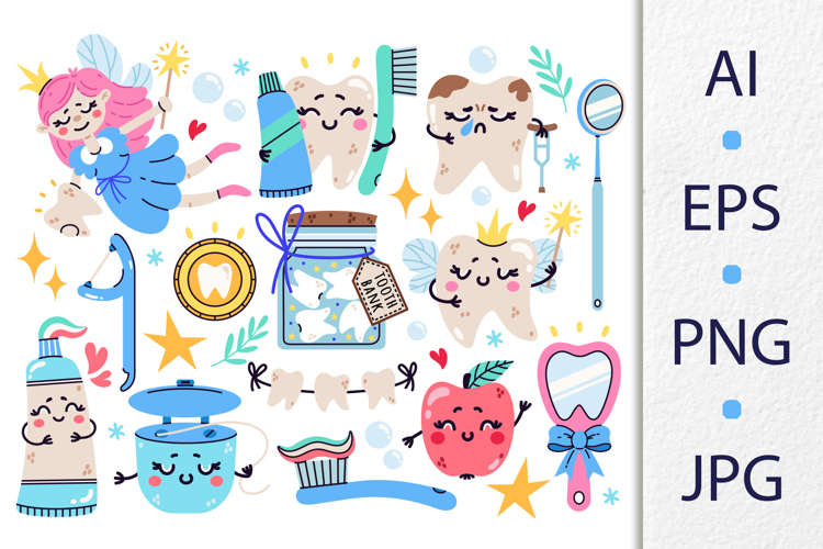 Cute Tooth Clipart