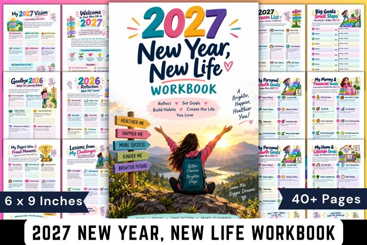 2027 New Year, New Life Workbook example image 1