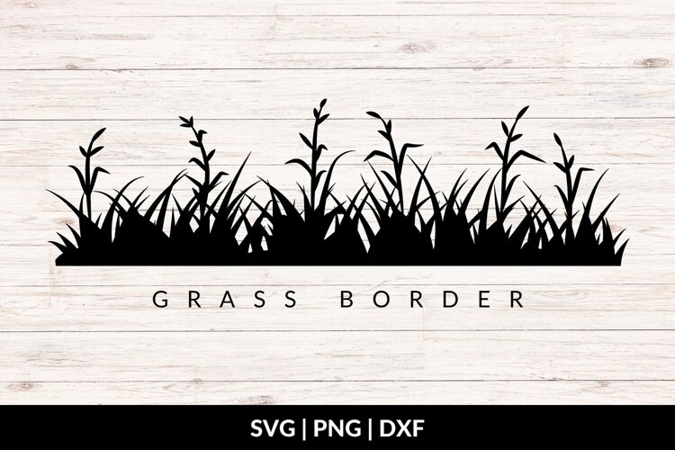 Lawn Grass SVG, Grass Border example image 1