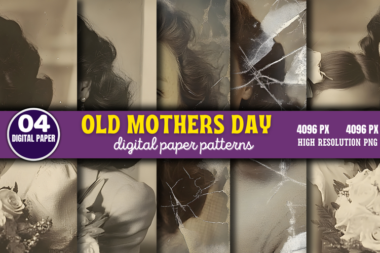 Old Mothers Day Photos Digital PNG