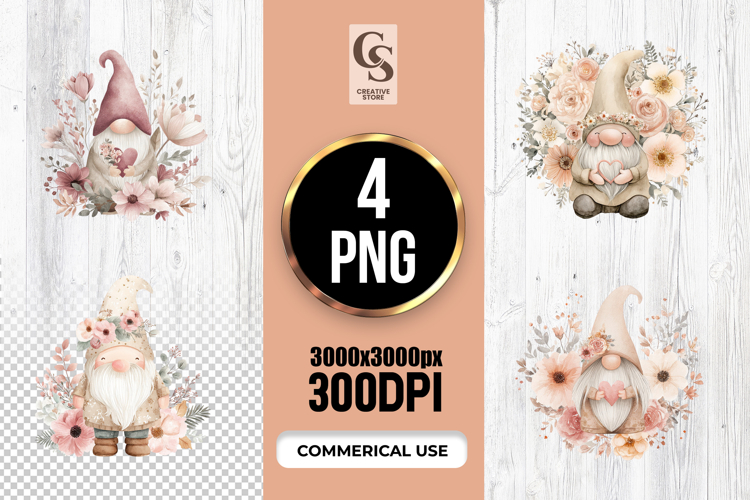 Cute Gnome Clipart Image 9