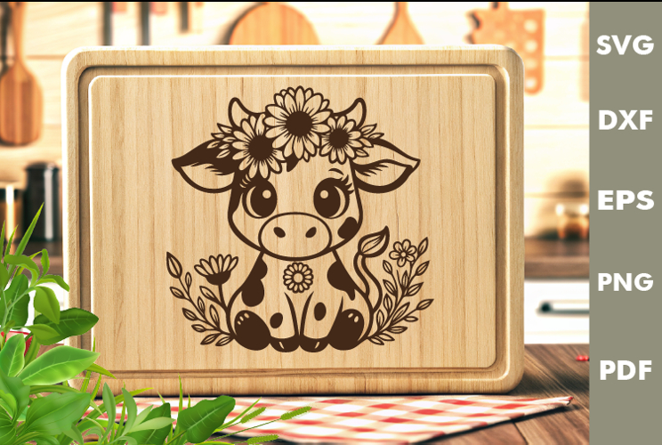 Baby Cow Svg Image 11