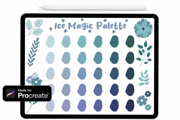 Procreate Color Palette, Procreate Palette