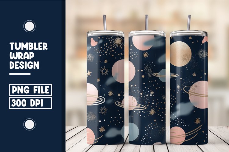 Galaxy Tumbler Wrap Design