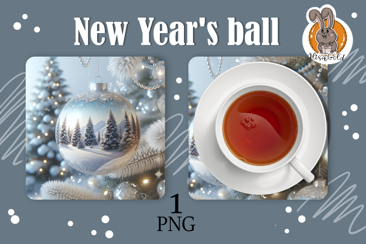 Christmas tree ball, stand for hot food