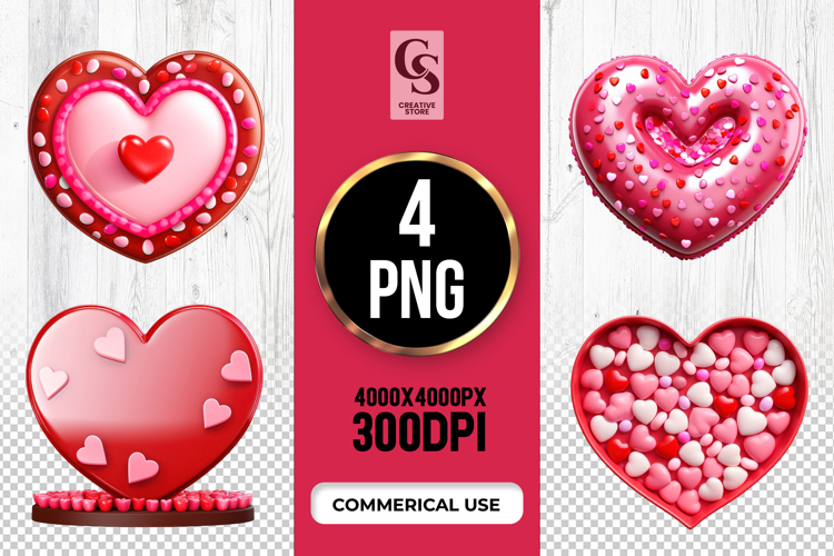 Red Heart Png Image 4