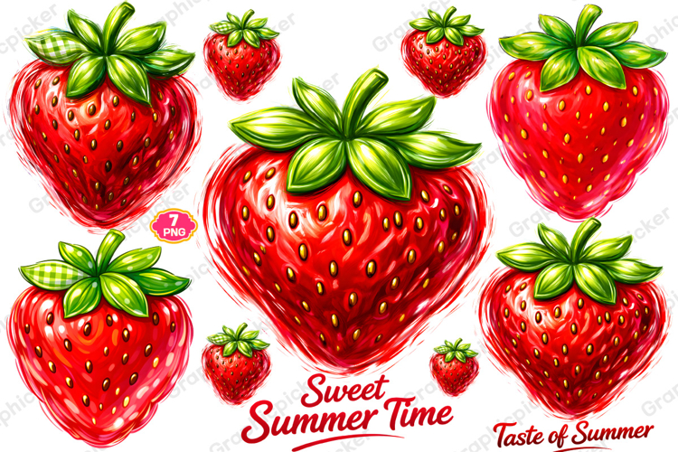 Boho Strawberry Coquette PNG, Summer Strawberry PNG