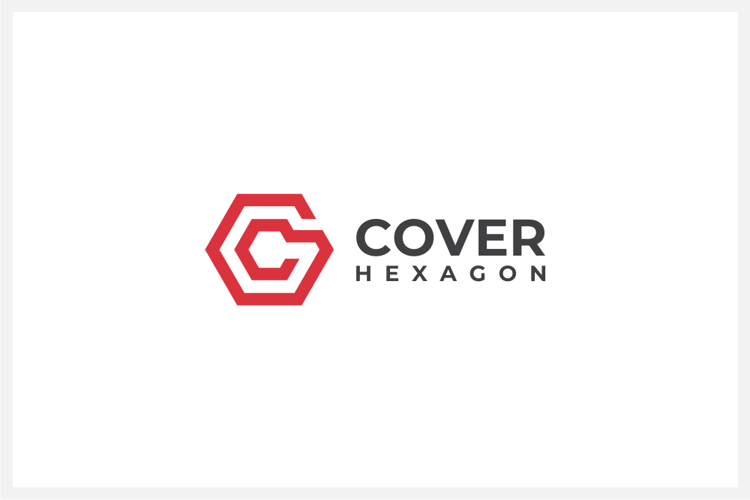 Hexagon Letter C Logo Design Vector Template