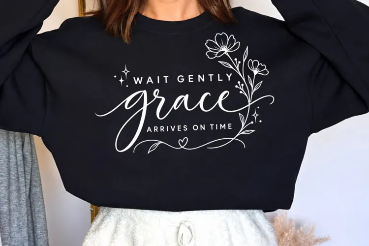 In the Stillness Grace Is Growing PNG, Christian Grace Faith