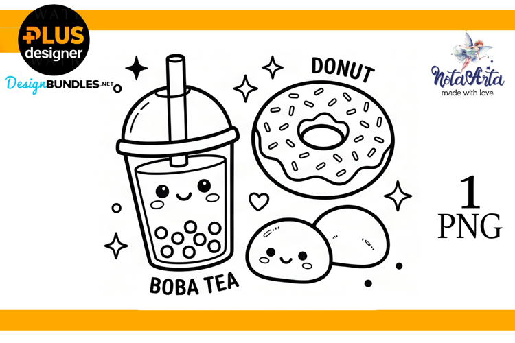 Kawaii Treats: Super Cute Coloring Fun