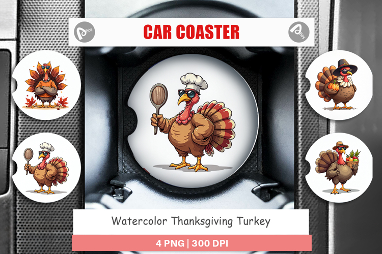 Thanksgiving Watercolor Clipart Image 4