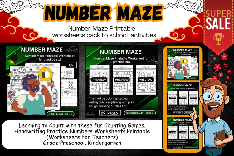 Kids Maze Printable Image 11