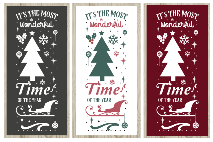 Its The Most Wonderful Time Of The Year Porch sign Designs