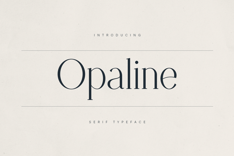 Opaline Elegant Modern Serif Font