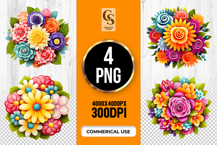 Flower Garden Clipart Image 21