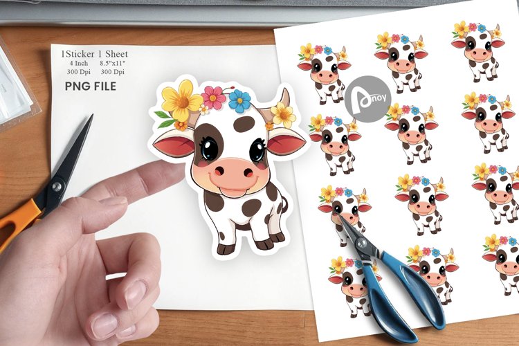 Cow Print Clipart Image 21