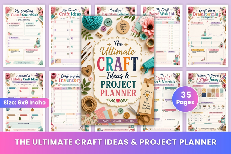 The Ultimate Craft Ideas & Project Planner