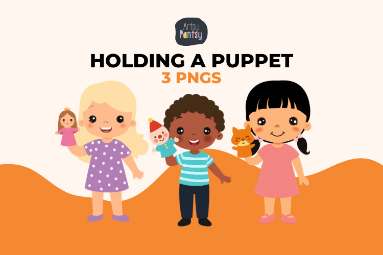 Toddler Moments Collection: Holding a Puppet