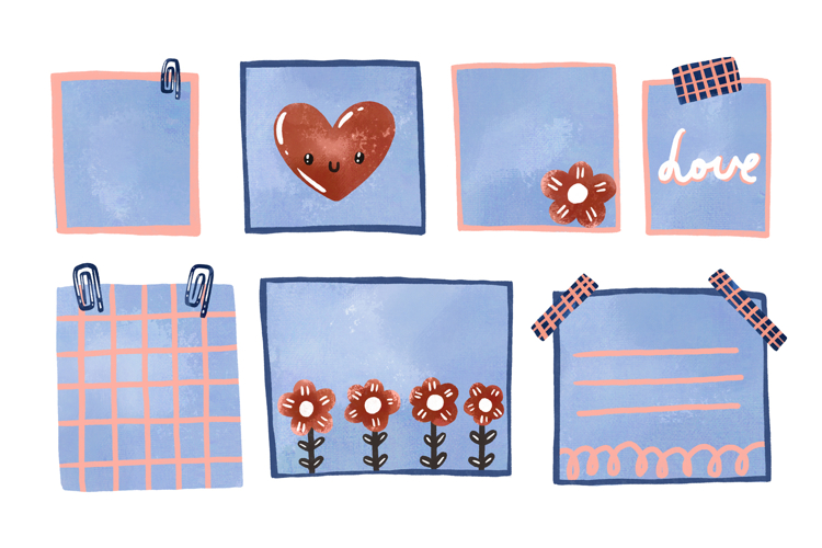 Sticky Notes Clipart Image 16