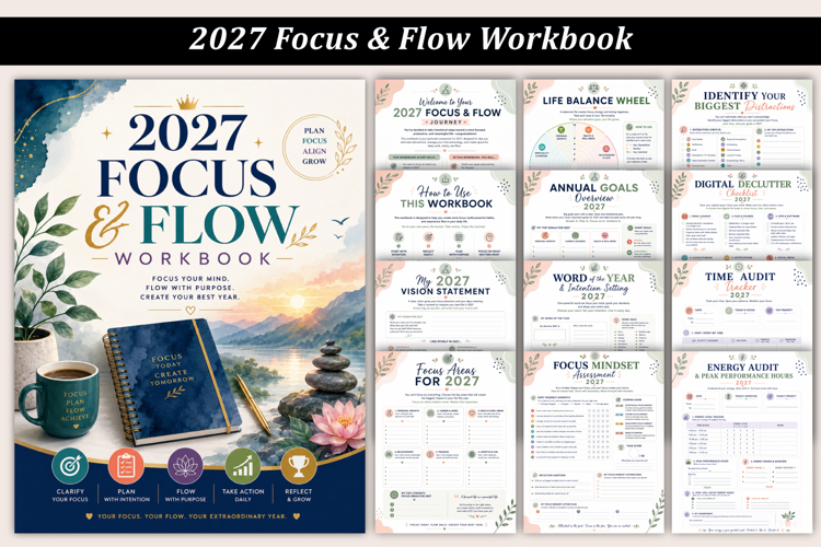 2027 Focus & Flow Workbook