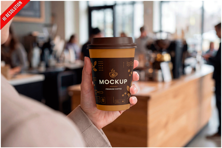 Coffee Cup Hand Holding