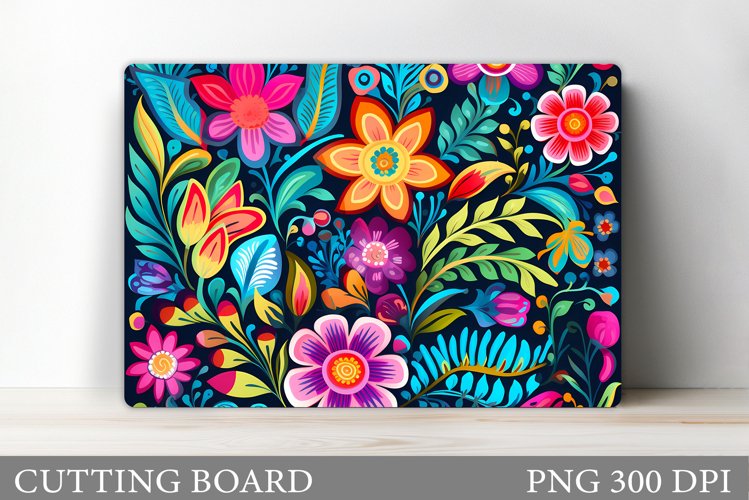 Flowers Cutting Board Design. Flowers Kitchen Cutting Board